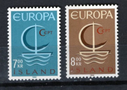 (alm10) EUROPA CEPT  1966 Xx MNH  ISLAND ISLANDE ICELAND - Andere & Zonder Classificatie