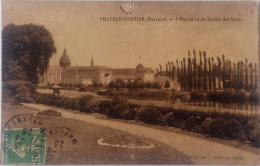 CPA  Circulée 1923, Château-Gontier (Mayenne) - L'Hôpital Vu Du Square Des Quais  (167) - Thionville