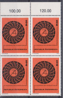 1974 , Mi 1453 ** (3) -  4er Block Postfrisch - Kongreß Der Internationalen Transportunion IRU - Nuevos