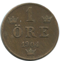 1 ORE 1904 SUECIA SWEDEN Moneda #AD296.2.E.A - Suède