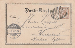 Autriche Carte Gossensass 1899 - Brieven En Documenten