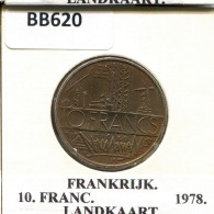 10 FRANCS 1978 FRANCE Coin #BB620.U.A - 10 Francs