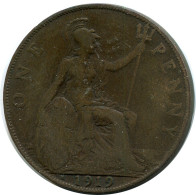 PENNY 1919 UK GREAT BRITAIN Coin #AZ710.U.A - D. 1 Penny