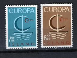 (alm10) EUROPA CEPT  1966 Xx MNH  ISLAND ISLANDE ICELAND - Neufs