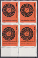 1974 , Mi 1453 ** (4) -  4er Block Postfrisch - Kongreß Der Internationalen Transportunion IRU - Unused Stamps