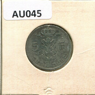 5 FRANCS 1965 FRENCH Text BELGIUM Coin #AU045.U.A - 5 Frank