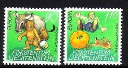 LIECHTENSTEIN MI-NR. 1145-1146 POSTFRISCH EUROPA 1997 SAGEN Und LEGENDEN - 1997