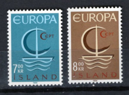 (alm10) EUROPA CEPT  1966 Xx MNH  ISLAND ISLANDE ICELAND - Sammlungen (ohne Album)