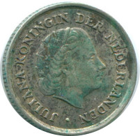 1/10 GULDEN 1966 NETHERLANDS ANTILLES SILVER Colonial Coin #NL12856.3.U.A - Antilles Néerlandaises