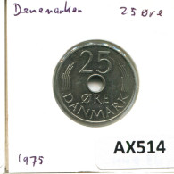 25 ORE 1975 DENMARK Coin Margrethe II #AX514.U.A - Danimarca