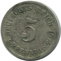 5 PFENNIG 1875 E GERMANY Coin #AE635.U.A - 5 Pfennig