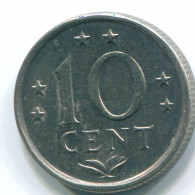 10 CENTS 1970 ANTILLAS NEERLANDESAS Nickel Colonial Moneda #S13361.E.A - Netherlands Antilles