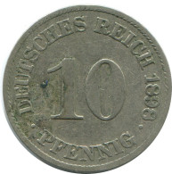 10 PFENNIG 1898 J DEUTSCHLAND Münze GERMANY #AE471.D.A - 10 Pfennig