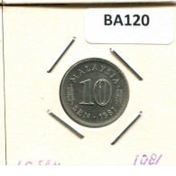 10 SEN 1981 MALASIA MALAYSIA Moneda #BA120.E.A - Malesia