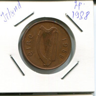 2 PENCE 1988 IRELAND Coin #AN624.U.A - Irlanda