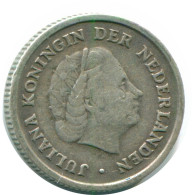 1/10 GULDEN 1956 NETHERLANDS ANTILLES SILVER Colonial Coin #NL12123.3.U.A - Antilles Néerlandaises