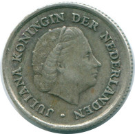 1/10 GULDEN 1962 NIEDERLÄNDISCHE ANTILLEN SILBER Koloniale Münze #NL12440.3.D.A - Niederländische Antillen