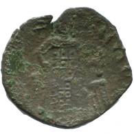 Authentic Original Ancient BYZANTINE EMPIRE Trachy Coin 1.1g/20mm #AG665.4.U.A - Byzantium