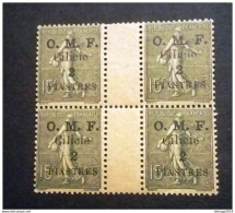 STAMPS FRANCIA CILICIA1920 TIMBRE DI FRANCIA DEL 1900-06 MNH INTERSPAZIO !! CENTRALE !! E CLOSED ERROR - Unused Stamps