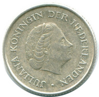 1/4 GULDEN 1967 NIEDERLÄNDISCHE ANTILLEN SILBER Koloniale Münze #NL11471.4.D.A - Niederländische Antillen
