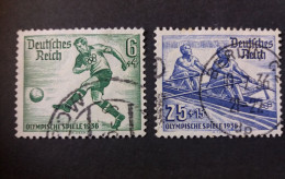 GERMANY ALLEMAGNE EMPIRE DEUTSCHES III REICH 1936 OLIMPIADI DI BERLINO CAT. YVERT N.567/571 - Gebruikt