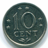 10 CENTS 1971 NETHERLANDS ANTILLES Nickel Colonial Coin #S13403.U.A - Antillas Neerlandesas