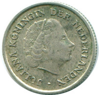 1/10 GULDEN 1960 NIEDERLÄNDISCHE ANTILLEN SILBER Koloniale Münze #NL12347.3.D.A - Antillas Neerlandesas