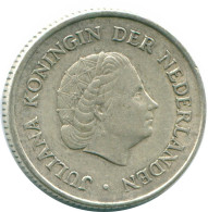 1/4 GULDEN 1967 NETHERLANDS ANTILLES SILVER Colonial Coin #NL11483.4.U.A - Niederländische Antillen
