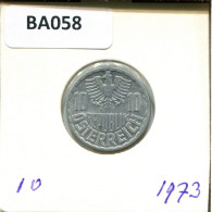 10 GROSCHEN 1973 ÖSTERREICH AUSTRIA Münze #BA058.D.A - Austria