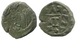 DECANUMMI Authentique ORIGINAL Antique BYZANTIN Pièce 3.7g/17mm #AA549.19.F.A - Byzantinische Münzen