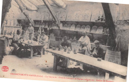 VENDEUVRE-sur-BARSE (Aube) - La Sainterie - Fabrique De Statues Religieuses - Atelier De Moulage - Ecrit 1916 (2 Scans) - Autres & Non Classés