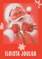 BABBO NATALE Natale Vintage Cartolina CPSM #PAJ773.A - Santa Claus