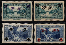 GRAND LIBAN 1943-5 ** - Unused Stamps