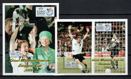 Guyana 2000 Football Soccer, UEFA European Championship 2 S/s MNH - UEFA European Championship