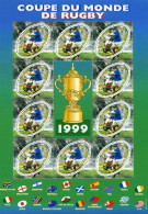Bloc N°26 Coupe Du Monde De Rugby  1999  Classeur Noir - Mint/Hinged