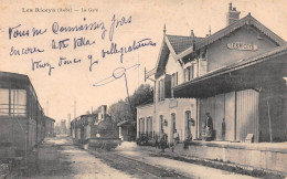 Les RICEYS (Aube) - La Gare - Train En Attente - Ecrit 1923 (2 Scans) - Les Riceys