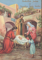 Virgen Mary Madonna Baby JESUS Christmas Religion Vintage Postcard CPSM #PBB862.A - Vierge Marie & Madones