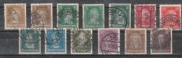 1926 - REICH   Mi No 385/397 - Used Stamps