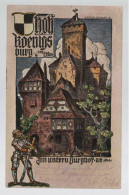 CPA - 67 - Hoch-Königsburg Im Elsas - Am Untern Burghof - 1905 - Circulée En 1912 - Sonstige & Ohne Zuordnung