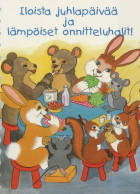 LAPIN Animaux Vintage Carte Postale CPSM #PBR147.A - Sonstige & Ohne Zuordnung