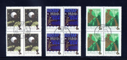 RUSSIE / URSS 1965 - Cosmos International, Série Complète Blocs De 4 Oblitérés - Blocks & Sheetlets & Panes