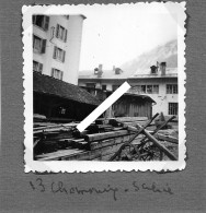 74 CHAMONIX - Photo Originale Vue D'une Scierie - Plaatsen