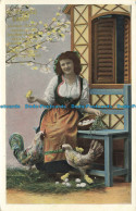 R634549 Peaceful Easter. Easter Postcard. R. And K. L. Serie. 1562. Wholesale St - World