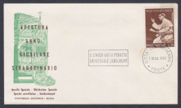 Vatican City 1966 Special Cover Synod Jubilation, Christianity, Christian, Catholic, Church, Cross - Cartas & Documentos