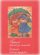 NASCERE Animale Vintage Cartolina CPSM #PBS262.A - Bären