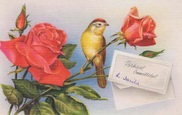 FLOWERS Vintage Ansichtskarte Postkarte CPSMPF #PKG088.A - Flores