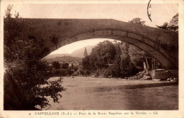 N°3563 W -cpa Castellane -pont De La Route Napoléon- - Castellane