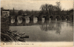 CPA MANTES-la-JOLIE Vieux Pont De Limay (1411631) - Mantes La Jolie