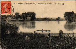 CPA MANTES-la-JOLIE Panorama De La Seine (1411610) - Mantes La Jolie