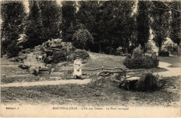 CPA MANTES-la-JOLIE L'Ile Aux Dames - Pont Rustique (1411586) - Mantes La Jolie